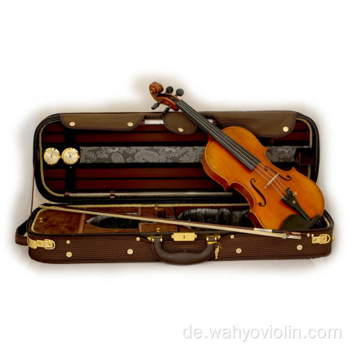 Hartschalenkoffer aus Schaumstoff für Violine in länglicher Form